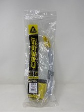 Cressi Alpha Ultra Dry Foldable Adult Snorkel New Clear Yellow Made in Italy
