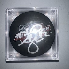 David Backes #42 St. Louis Blues Signed All-Star Game Hockey Puck w/Display Case