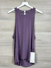 Lululemon Tied And True Tank Relaxed Fit Size 10 Smoked Mulberry SMKM 91658