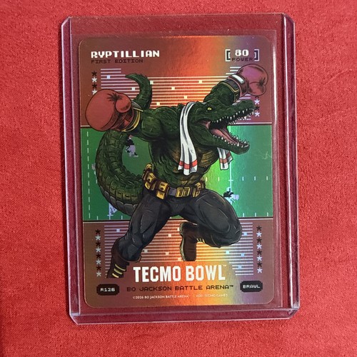 2026 Bo Jackson Battle Arena Tecmo Bowl Ryptillian First Edition RED BATTLEFOIL