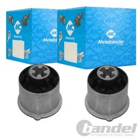 2X Metalcaucho Querlenkerlager Buchsen Hinten Passend FüR Ford Fiesta Fusion MAZ
