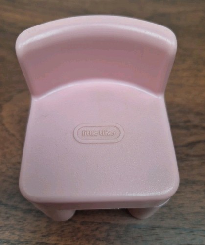 Ricambio mobili sedia rosa casa delle bambole Little Tikes vintage per vanità - Foto 8 di 9