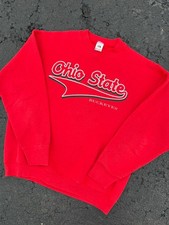 VTG Ohio State Buckeyes Crewneck Sweatshirt NCAA Men s Large Fruit Of The Loom