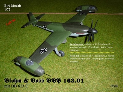 Blohm & Voss BVP 163.01 mit DB 613 C   1/72 Bird Models Resinbausatz / resin kit