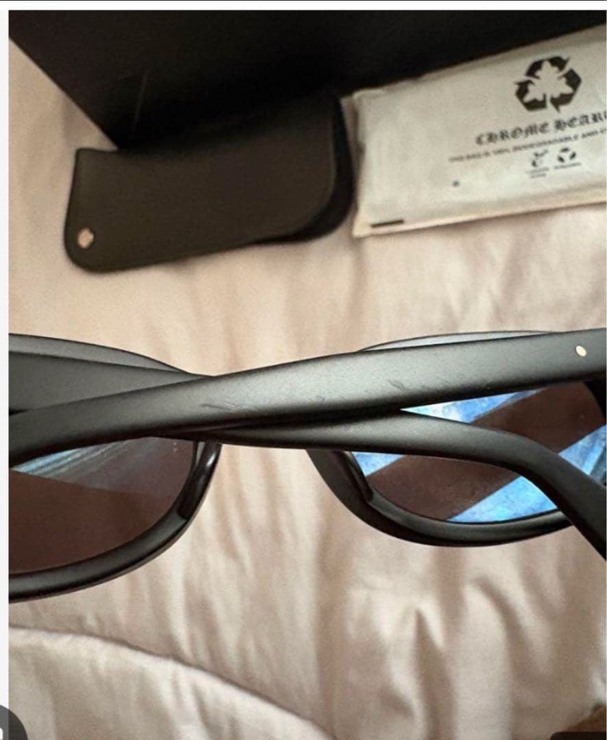 Chrome Hearts Lowrider Sunglasses Matte Black Size N Used thumbnail 3