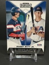 2019 Panini Contenders Draft Picks - Legacy #1 - Bobby Witt Jr. RC Royals