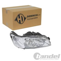 Diederichs Halogen Scheinwerfer Klarglas Rechts Passend FüR Peugeot 306 4233182