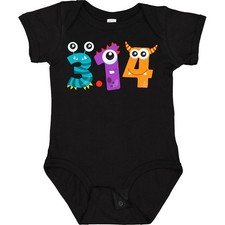 Inktastic Monsters Like Pi- Pi Day Numbers Baby Bodysuit 3 14 March 14th Math