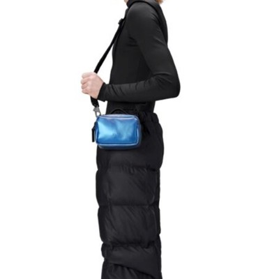 【関税込み】Box Micro W3 Shoulder Bag - RAINS - Synthetic - Rains Micro Box Bag W3 Crossbody Shoulder or Handbag Laser