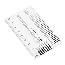  Diameter Measurement Ruler High Precision Clear Straight Marking Gauge