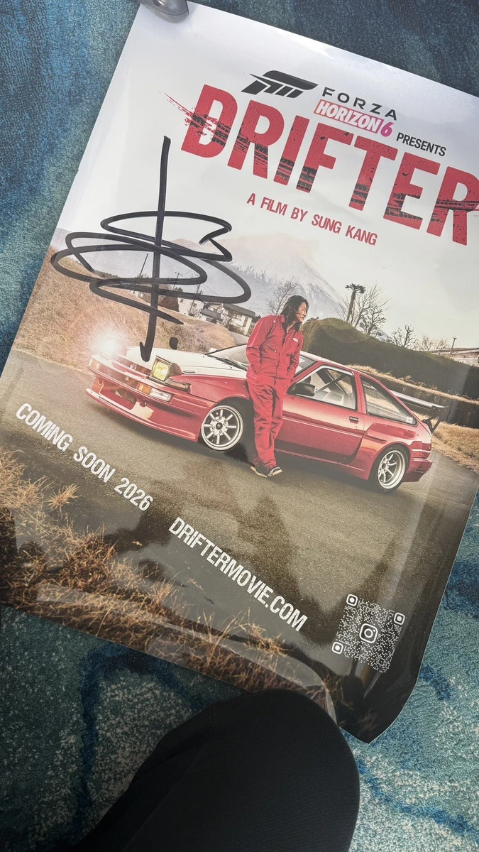 DRIFTER サイン入りポスター Forza Horizon 6 Forza Horizon 0 DRIFTER - Poster サイン入りポスター 直筆サイン入り