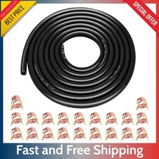 1/4" Fuel Line Hose 10ft Kit - 20 Clamps Small Engine Kawasaki Kohler Briggs New