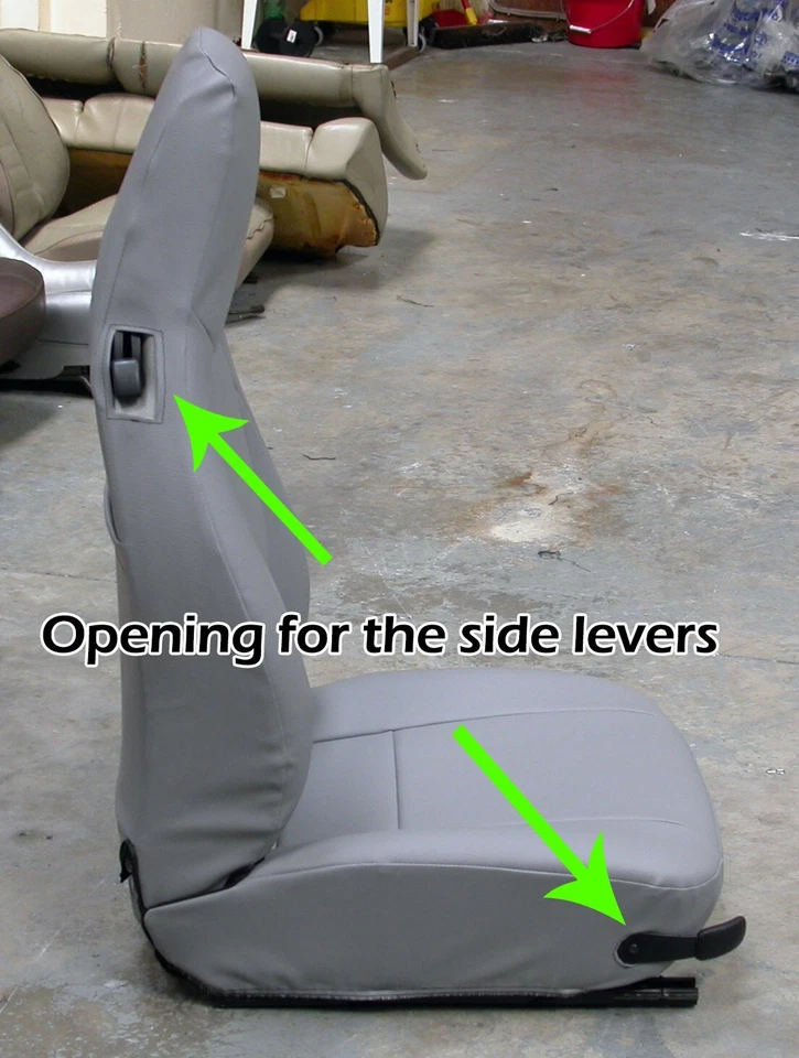 для PPORSCHE 911 928 944 968 IGGEE ИЗГОТОВЛЕННЫЕ НА ЗАКАЗ ЧЕХЛЫ НА СИДЕНЬЯ ЧЕРНЫЕ/КРАСНЫЕ - Изображение 2 из 4