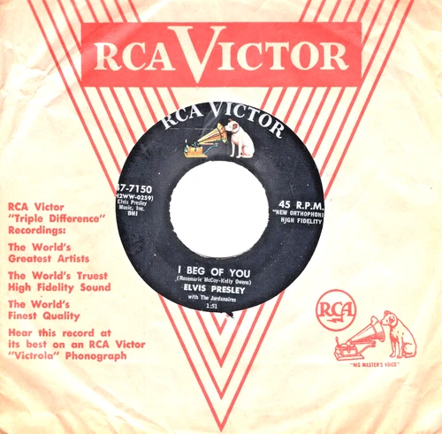 Elvis Presley:  Don't / I Beg of You .. 45 RPM 6867