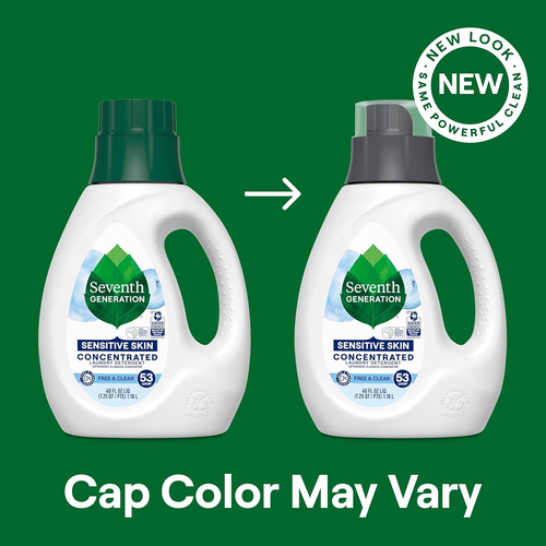 Seventh Generation Concentrated Laundry Detergent Liquid Free & Clear Fragrance - 第 8/13 張圖片