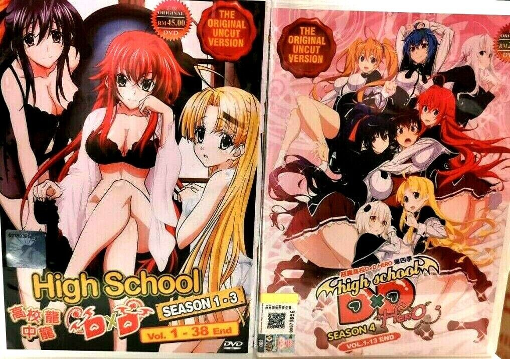 DVD High School DXD Season 3 Vol 1-12 End English Subtitles +