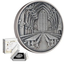 Niue 2 Dollars 2022 Harry Potter Hogwarts THE GREAT HALL 1 oz silver coin proof