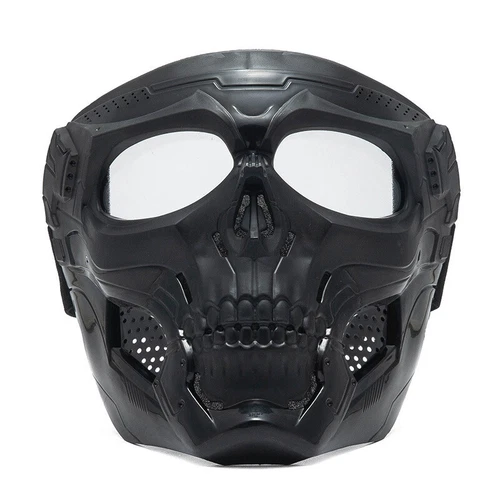 Skull Windproof Motorcycle Goggles Motorbike Helmet Riding Glasses Face Mask ATV - Picture 2 of 30