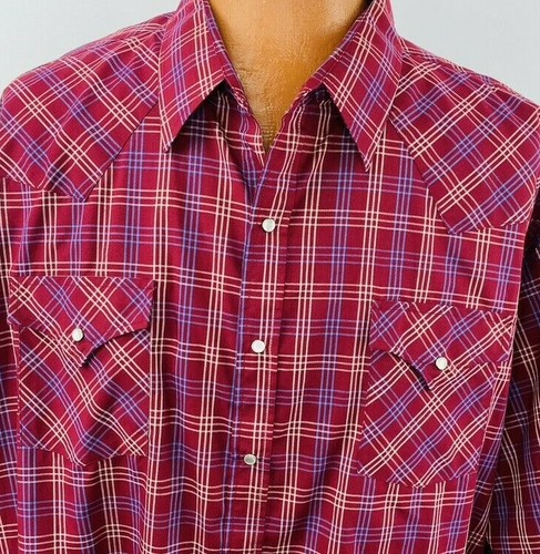 Plains Western Wear Big Man 3XL Plaid 