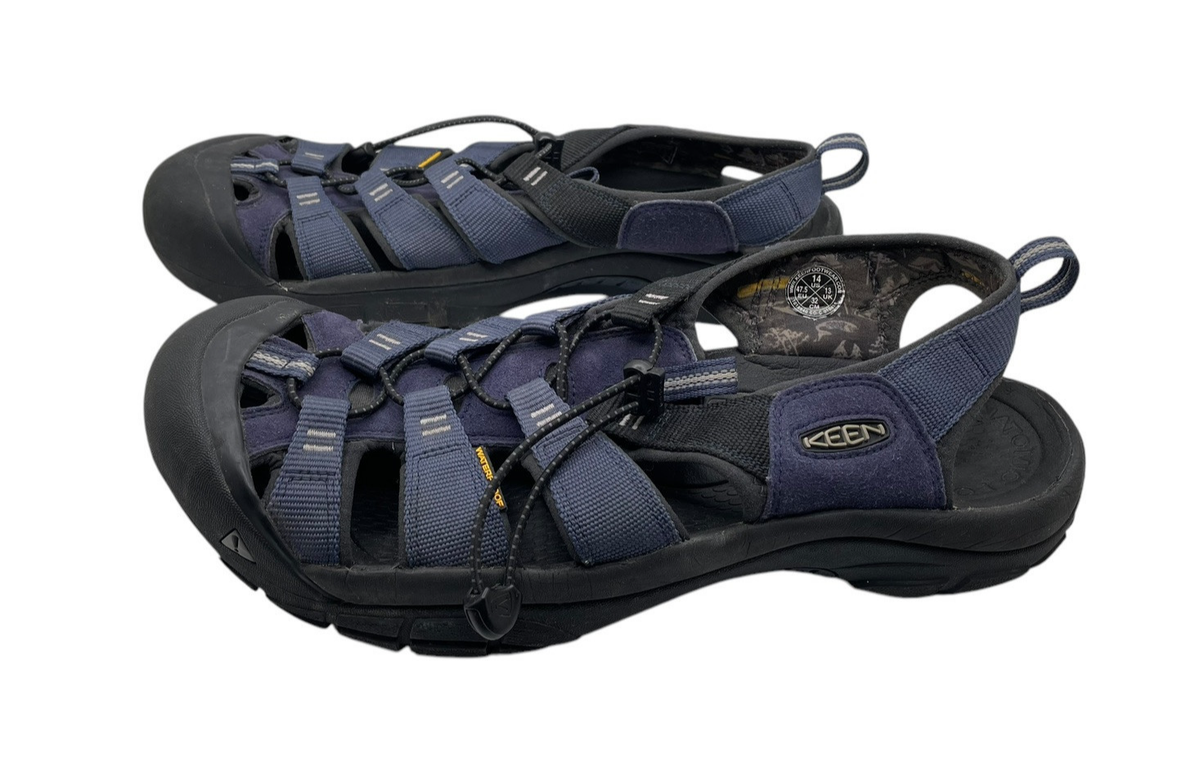 KEEN Mens Sandals Sz 14 Navy Blue Waterproof Closed Toe  display picture 1
