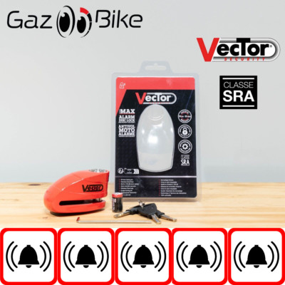 Diebstahlsicherung MP3 Disc Block Vector SRA mit Alarm + Rechnung Disc Block