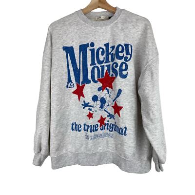 Disney Mickey Pull And Bear Mickey Mouse Sweatshirt Pull Bear Size