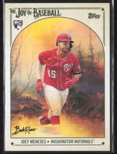 2023 Topps Bob Ross The Joy of Baseball Joey Meneses Rookie #98 RC