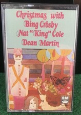 Christmas With Bing Crosby,Nat   King  Cole  Dean Martin Cassette 1973-1986 
