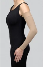 JOBST® Bella Strong 30-40 mmHg Compression Arm Sleeve Black / 7 / Regular