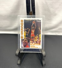 1992-93 HAKEEM OLAJUWON Topps Archives NBA Sports Card #54 Rockets HOF (NM-MT)