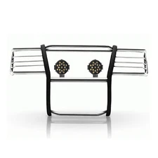 Black Horse 17GT23MSS-PLB SS Grille Guard w/LED 99-02 Silverado/Suburban/Yukon