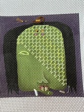 Halloween Witchie Poo Kitted 18m Needlepoint Canvas  Stitch Guide