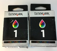 BRAND New Genuine Lexmark 1 COLOR, ink Cartridge