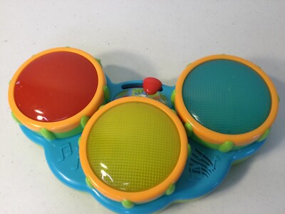 KIDS II Drums Toy With Lights Red, Yellow, Blue