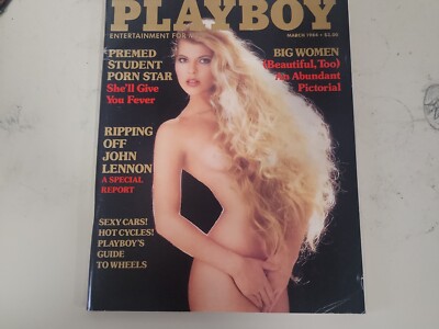 Playboy Magazine March 1984 Dona Speir Premed Student Porn Star Bridgette Monet 