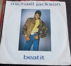 michael Jackson beat it vintage 1983 7" vinyl a3258 jb