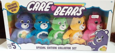 Care Bears Special Collector 5-Piece Bean Plush Set With Harmony