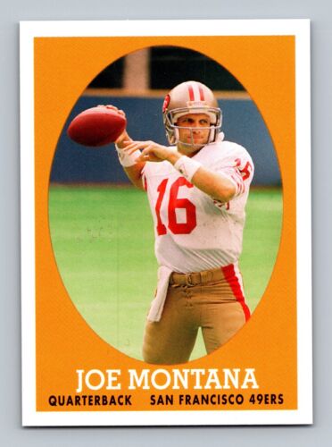 2007 Topps #16 Joe Montana San Francisco 49ers tarjeta de retroceso - Imagen 1 de 2