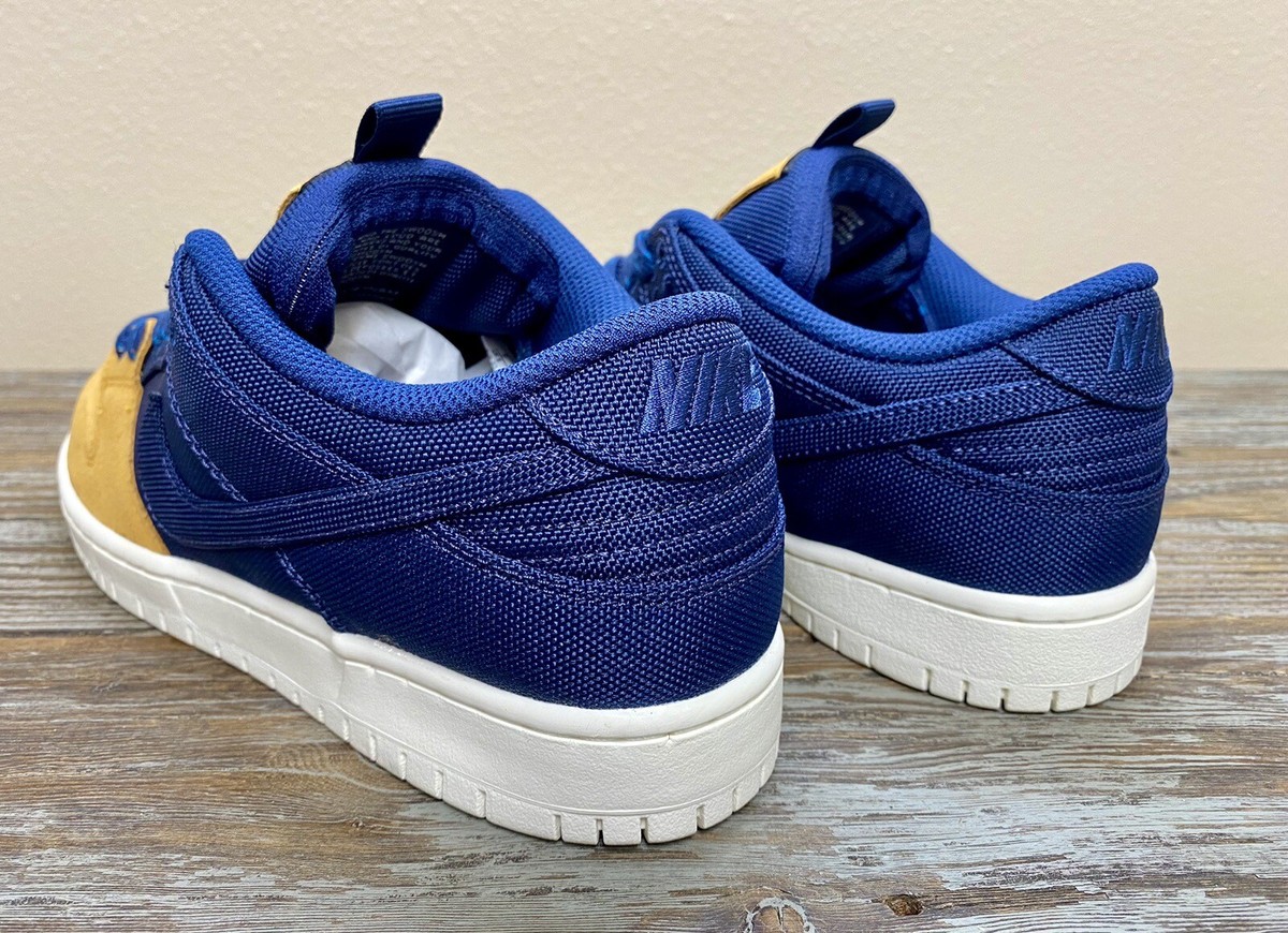 Nike SB Dunk Low Pro PRM Navy Brown Sneakers DD1503-200 Size
