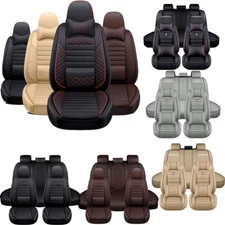 For Toyota Camry Corolla RAV4 Leather Car Seat Covers 5-Seats Protector Full Set