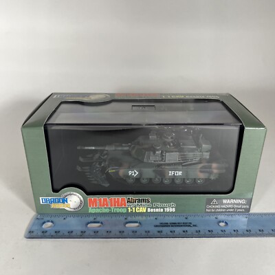 Dragon Armor 1:72 M1A1HA Abrams with Mine Plough 1-1 CAV, Bosnia 1996, No. 60017