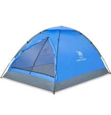 CAMEL CROWN 2-Person Camping Dome Tent Waterproof - Blue