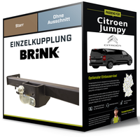 Starre AnhäNgerkupplung FüR Citroen Jumpy 01.2007-03.2016 II Typ VF7 Brink AHK