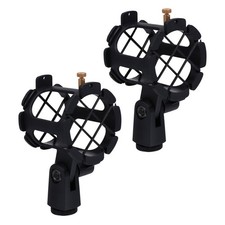 2 Pcs Condenser Microphone Holder Studio Anti Vibration for Stand