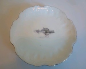 Souvenir China Plate 1905- Yacht Club,Hyannis,MA