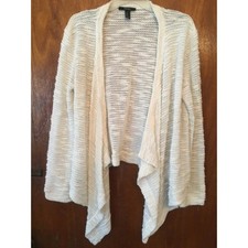 Forever 21 White Cardigan