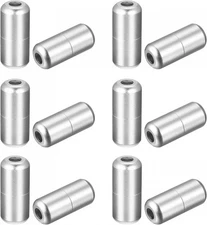 uxcell Shoelace Locks Buckle, Aluminum Elastic No Tie Shoe Lace Turnbuckle, Glos