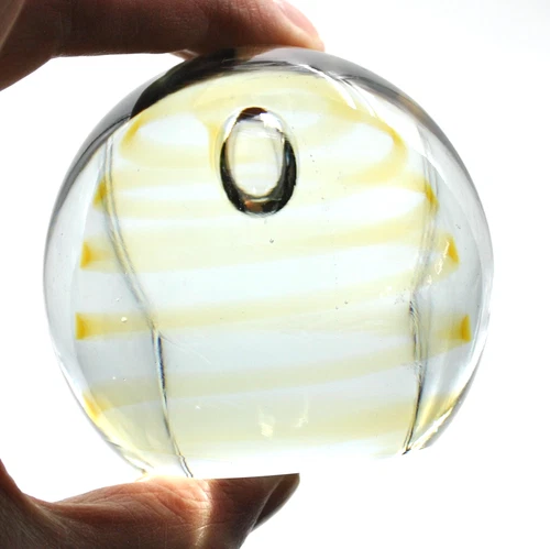 Vintage Blenko Glass Paperweight - #68C - Wheat