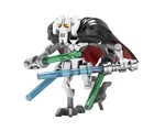 Custom Star Wars General Grievous minifigure with cape