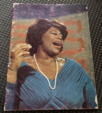 Vintage Ella Fitzgerald Concert Program And Photo Signed